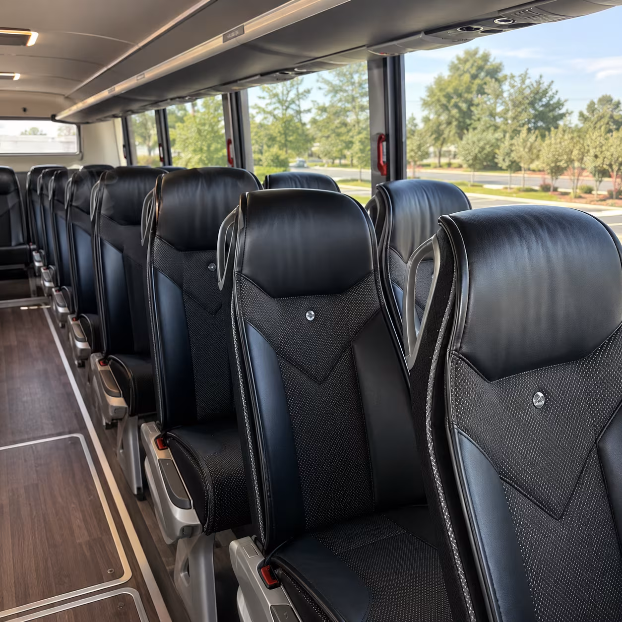 laredo charter bus interior gallery