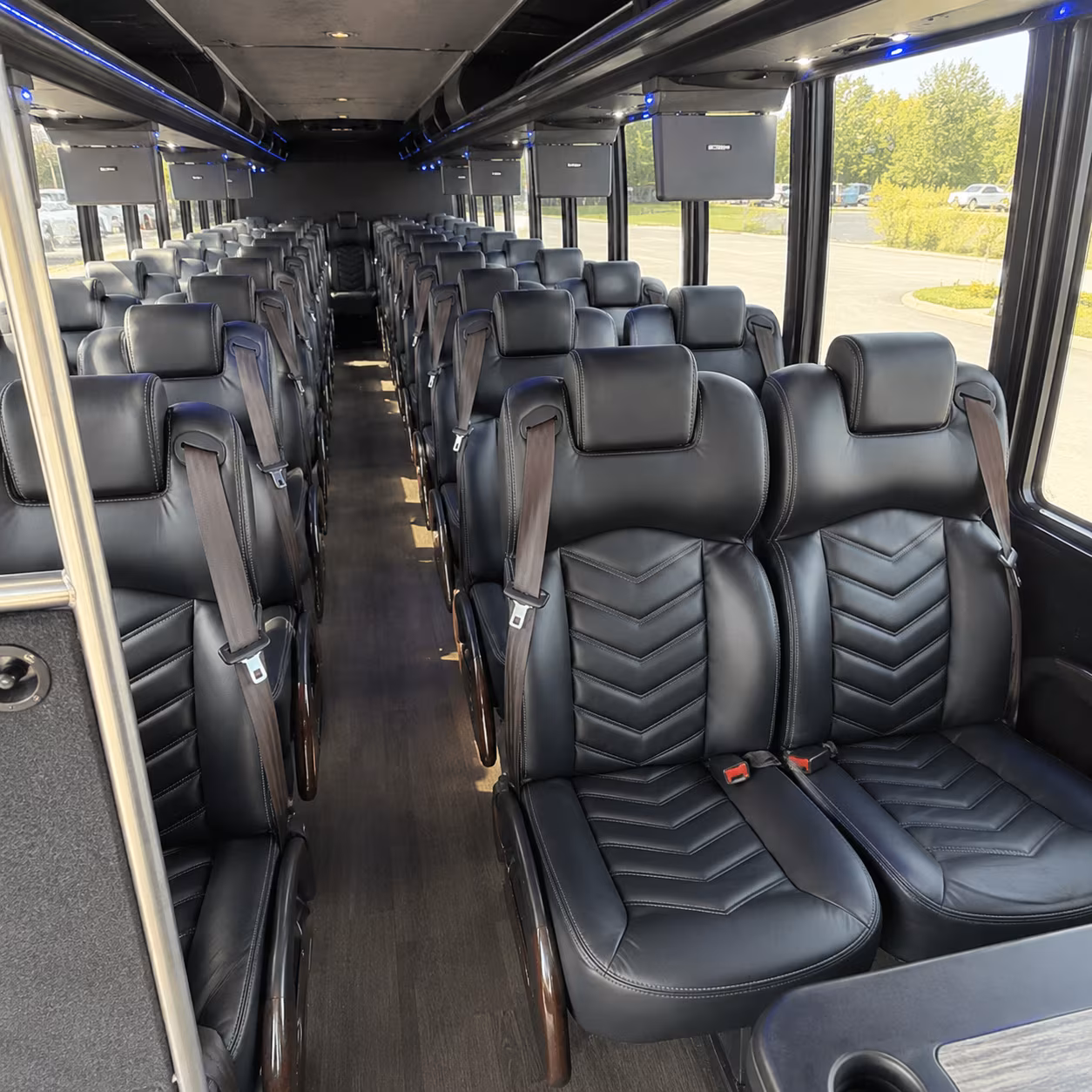 laredo wedding transportation onboard seating